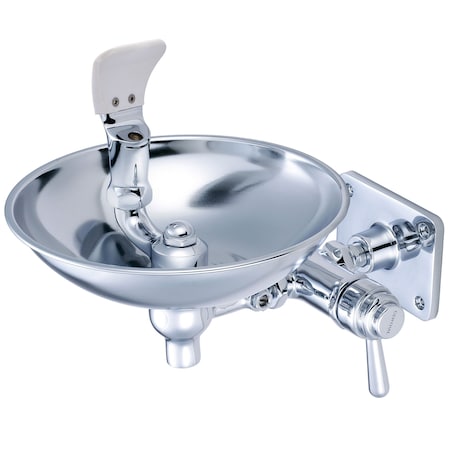 Central Brass Single Hole Drinking Fountain-Wallmount w/ Anti-Microbial Flexible Mouth Guard 3/8in NPT-Female 10366-HX8VWB